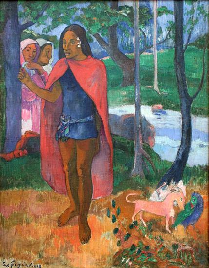 Paul Gauguin The Wizard of Hiva Oa Norge oil painting art
